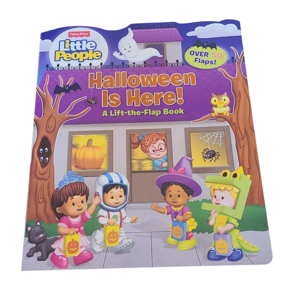Fisher-Price Board Book Little People Halloween Lift-the-Flap Adventure‎